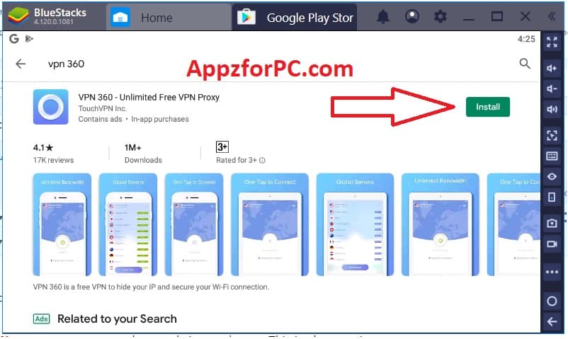 How To Download VPN 360 For PC (Windows 11/10/8/7) Using Bluestacks.