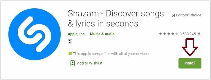 installer shazam