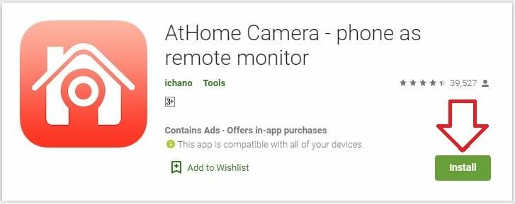 athome camera windows 10