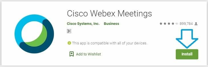 webex for windows 10 download