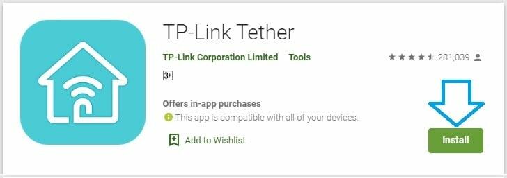 Приложение tether для настройки роутера tp link