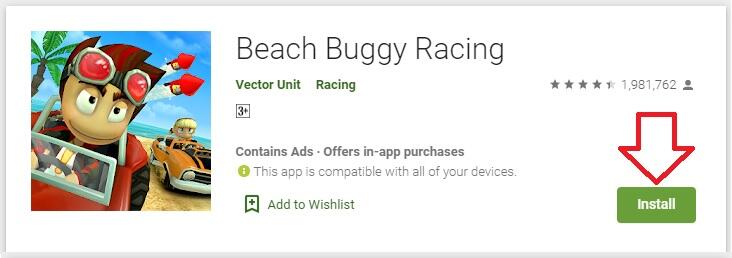 beach buggy racing windows multiplayer cost