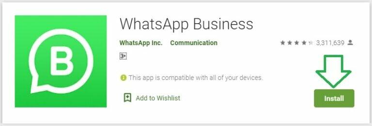 how to download whatsapp business status