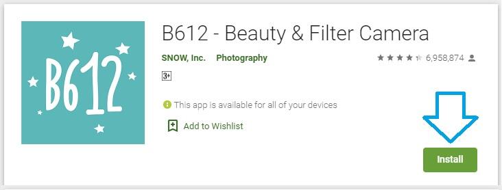 download b612 for pc