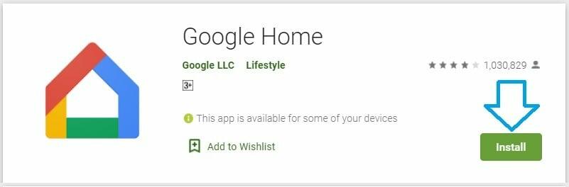 google home appdownload