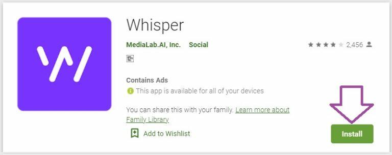 whisper download