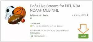 dofu live stream for nfl nba ncaaf mlb nhl