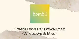 hombli for pc