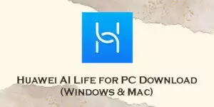 huawei ai life for pc