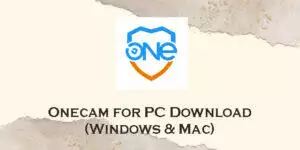 onecam for pc