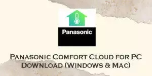 panasonic comfort cloud for pc