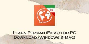 Learn Persian Farsi For PC