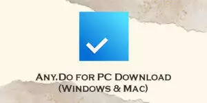 any do for pc