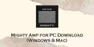 mighty amp for pc