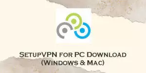 setupvpn for pc