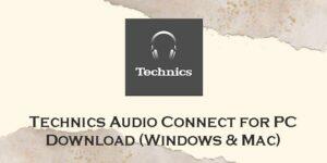 technics audio connect for pc