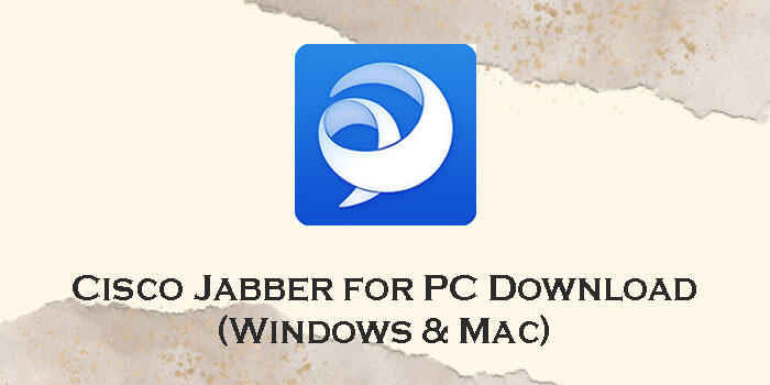 free download cisco jabber client for mac