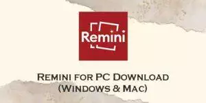 remini for pc