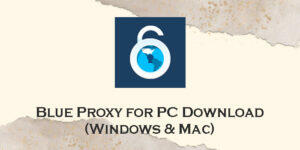 blue proxy for pc