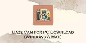 dazz cam for pc