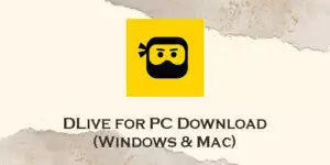 dlive for pc