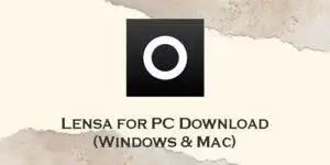 lensa for pc