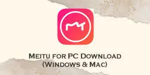 meitu for pc