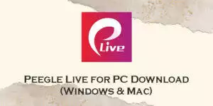 peegle live for pc