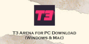 t3 arena for pc