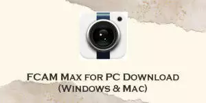 fcam max for pc