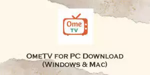 ometv for pc