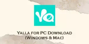 yalla for pc