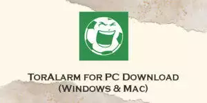 toralarm for pc