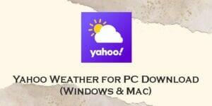yahoo weather for pc