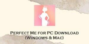 perfect me for pc