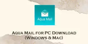 aqua mail for pc