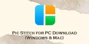 pic stitch for pc