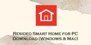 resideo smart home for pc