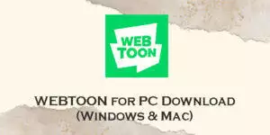 webtoon for pc