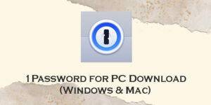 1Password for pc