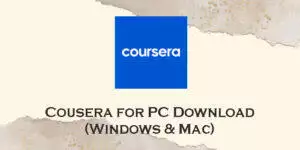 coursera for pc