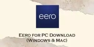 eero for pc