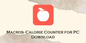 macros calorie counter for pc
