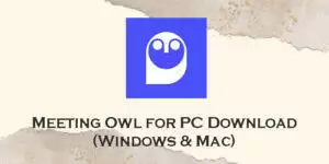 Download the Meeting Owl App