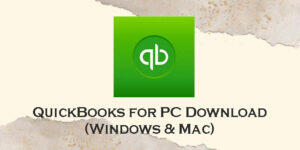 quickbooks for pc
