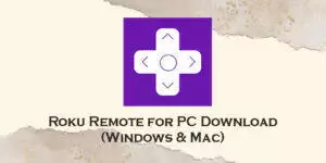 roku remote for pc