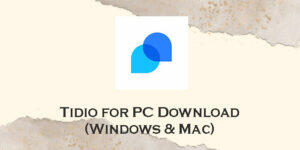 tidio for pc