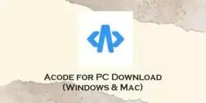 acode for pc