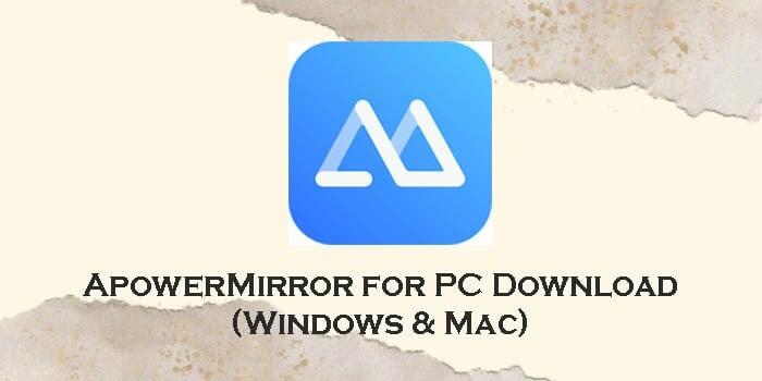 apowermirror for pc