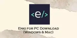 enki for pc